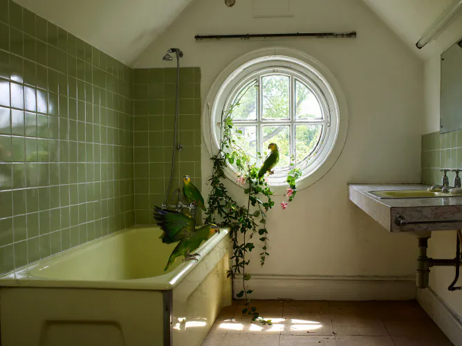 Jo Sax Avocado Bathroom 